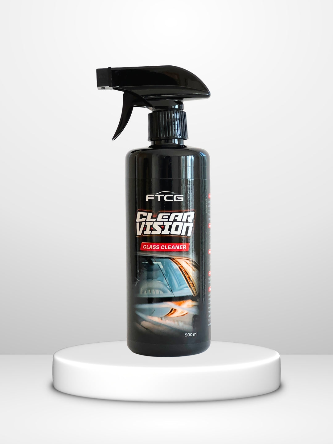FTCG Clear Vision - streak-free glass cleaner for windshields & car mirrors
