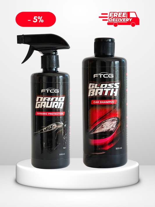 FTCG Shine & Protect Duo - car shampoo & ceramic spray for deep shine & lasting protection